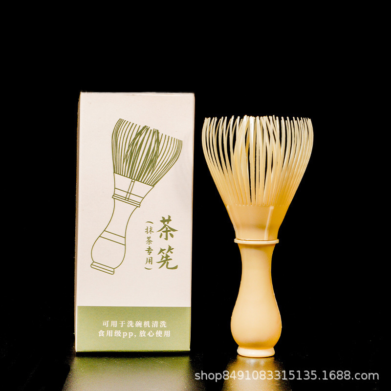 Resin Tea Whisk for Tea Ceremony, Matcha Brush, Stirring Tool, Bamboo Tea Spoon, Tea Sieve, Matcha Powder, Bai Ben Li Vertical Whisk