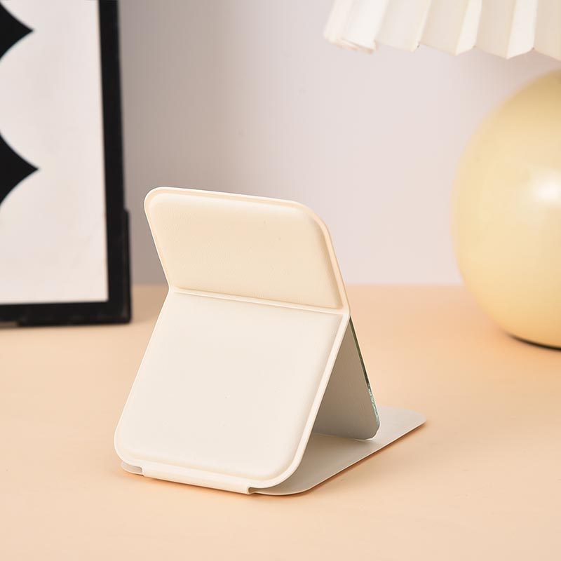 Espejo de maquillaje portátil pequeño, espejo de maquillaje de mano plegable, dormitorio de estudiantes, espejo plegable, mini espejo corporal