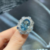 Advanced shiny sophisticated ring, high-quality style, light luxury style, on index finger, internet celebrity, Birthday gift