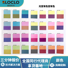 定制变感色粉皮革纺织塑胶光变色颜料UV紫外线光变粉有色粉末