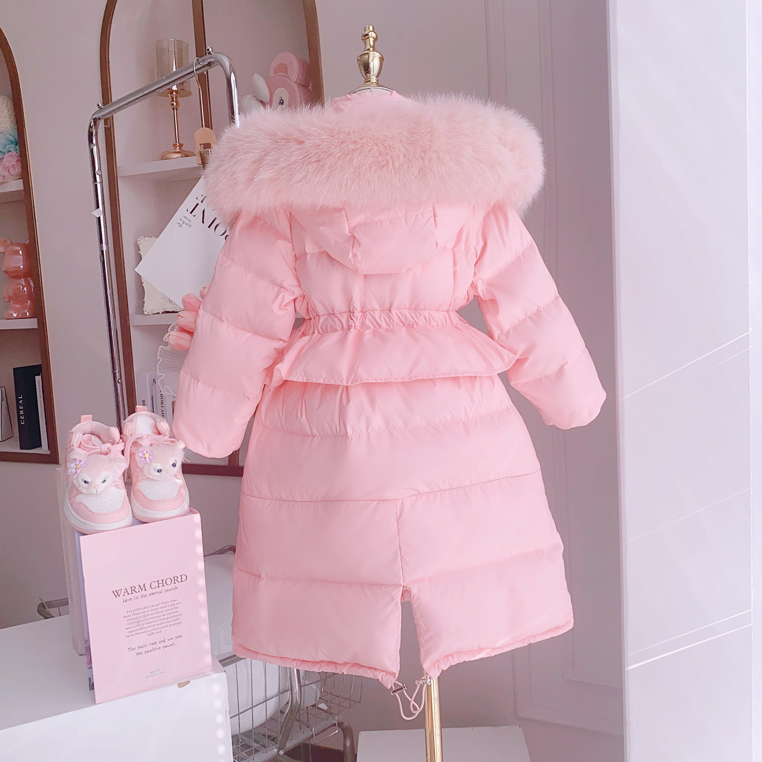 2023 nuevo popular abrigo de algodón acolchado popular de moda casual de algodón acolchado Chaqueta larga de la muchacha engrosada cálido abrigo de algodón acolchado moda