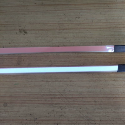Car Cold Light Strip Luminous Strip Ultra-Thin Light Strip El Cold Light Strip 12V Battery Cold Light Sheet Cold Light Strip Cold Light Line (Cold light sheet) - white-1cm100cm-with-battery-box