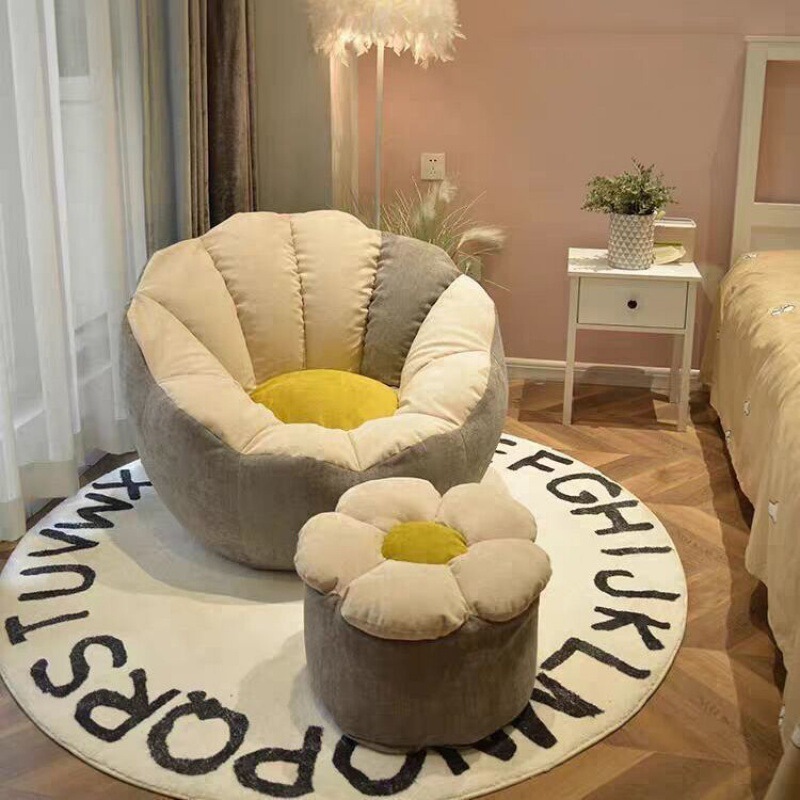 Lazy Sofa Lotus Bedroom Small Sofa Living Room Balcony Leisure Chair Small Apartment Internet Celebrity Single Sofa Soft and Comfortable Lazy Sofa Lotus Bedroom Small Sofa Living Room Balcony Leisure Chair Small Apartment Internet Celebrity Single Sofa Soft and Comfortable
