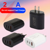 Type-C mobile phone charger 2A usb+2PD multi-mouth American European rules travel charging head wholesale