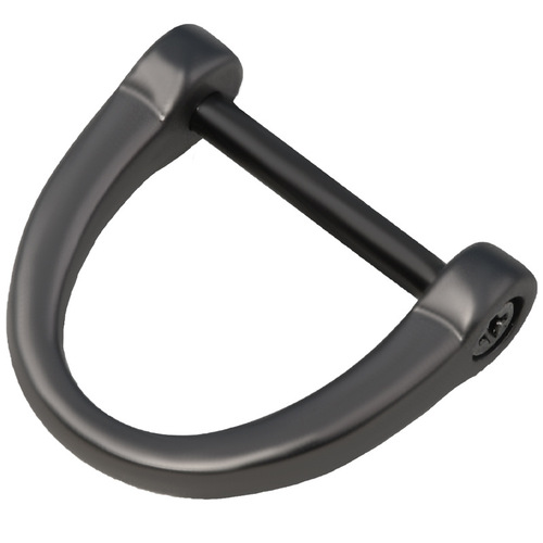 Metal Horseshoe Key Ring for Car Keys - Simple Design, Detachable Arc D-Type Key Holder Accessory Wholesale