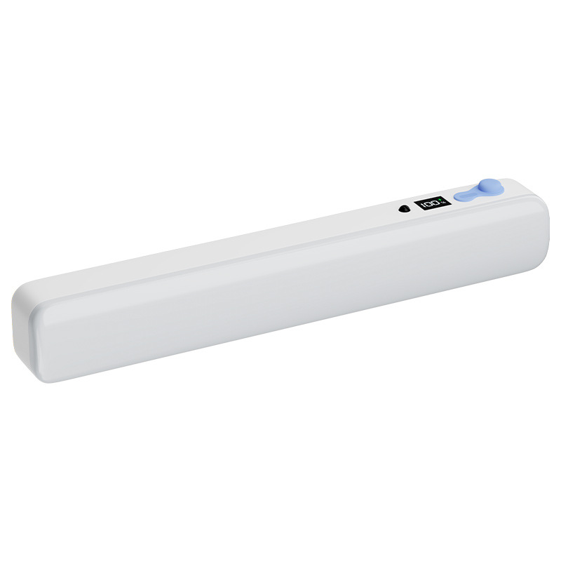 Tira de luz LED recargable, lámpara de estudio nocturno para dormitorio de estudiantes, escritorio, succión magnética, pantalla digital, lámpara fresca, lámpara de estilo camping