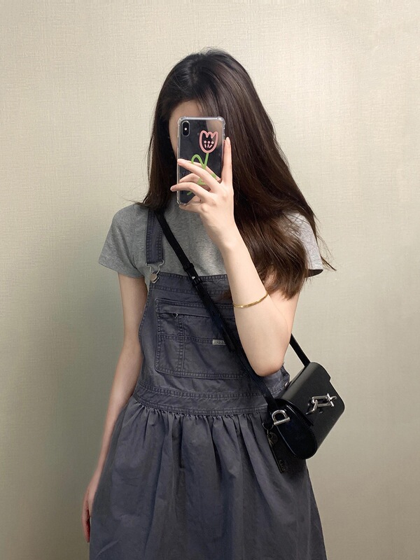 Workwear-Style Suspender Skirt Dress for Women, New Summer French-Style Long Dress, Very Beautiful, Elegant, Slimming, and Waist-Cinching