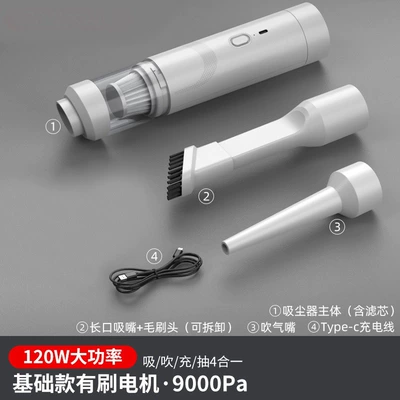 Cross-Border Supply of Car Vacuum Tozsoranlar - carbon-brush-motor-white-cordless-vacuum-cleaner