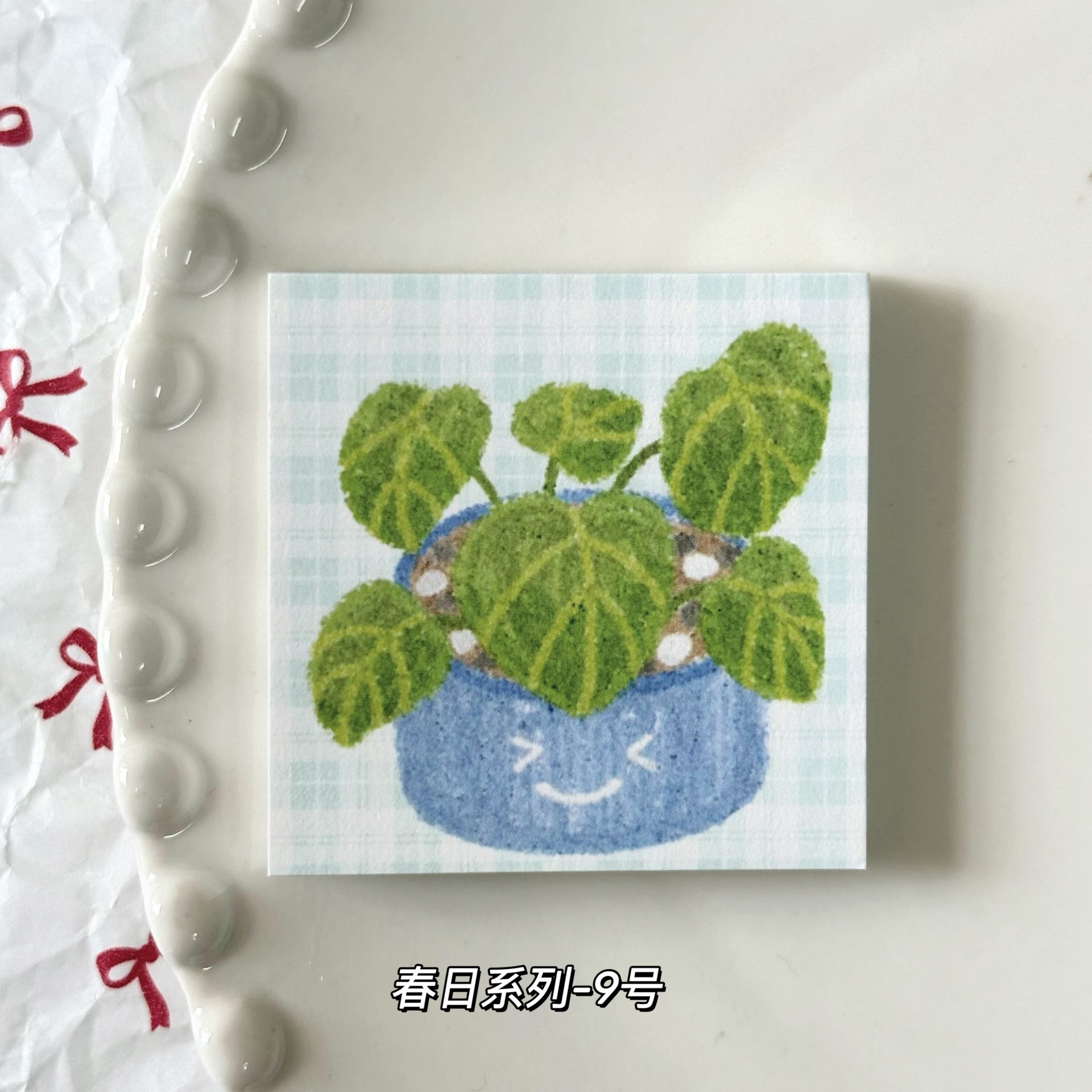 Cuaderno de anotaciones de primavera serie 5 * 5cm mini estudiantes materiales de cuentas de mano Memorando Mensaje Cuaderno de anotaciones se puede desgarrar