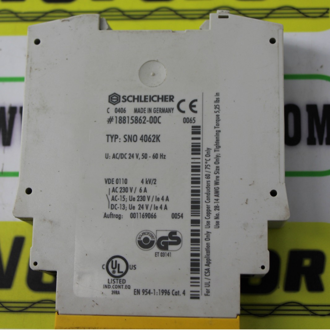 SCHLEICHER SNO4062K  18815862-00C  24VACDC