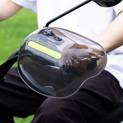Electric Vehicle Windshield Handguard: Motorcycle Handle Cover