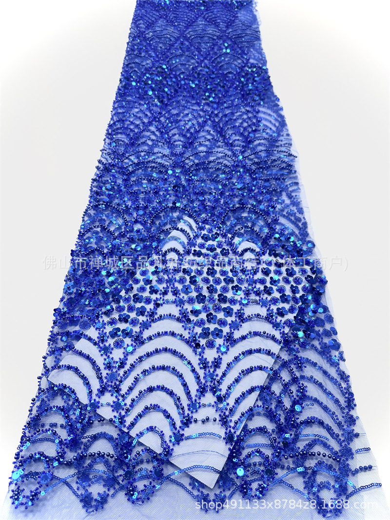 Fabricante de ropa de boda retro ligera de lujo accesorios de vestido al por mayor lotes transfronterizos tela de bordado rápido