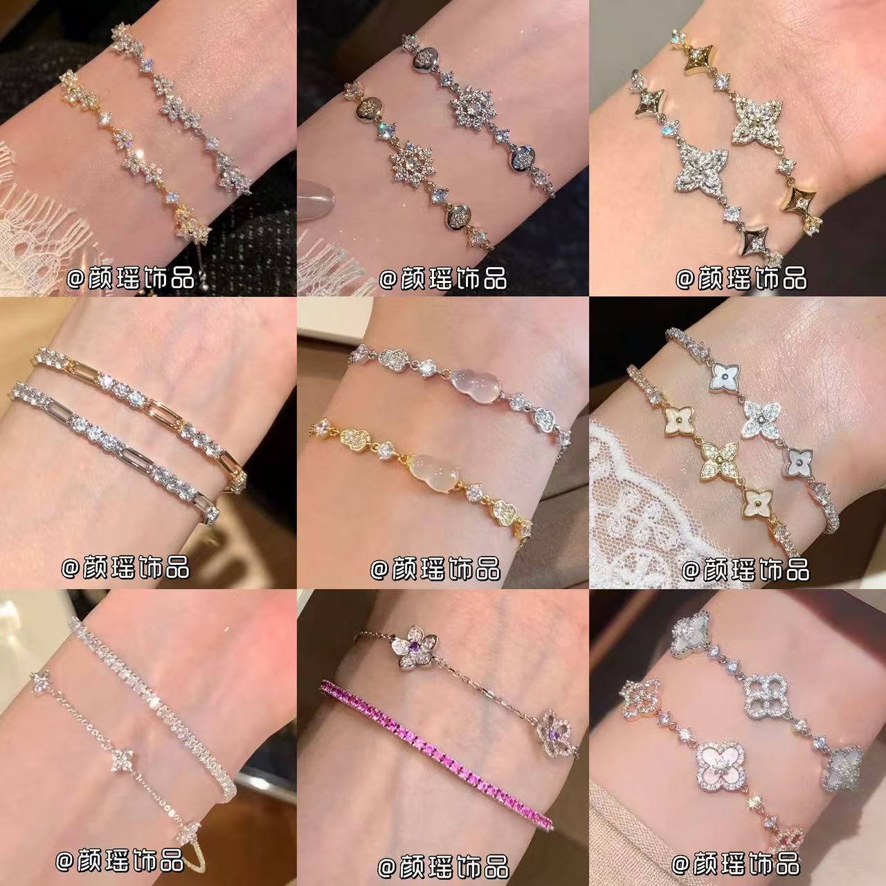 铜材质高品质轻奢手链抖音小红书热卖精致时尚流行学生可调节手链