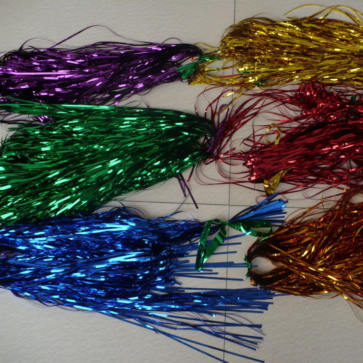 八根金属银丝编织银色闪光缎带浅金香槟金色闪光缎条金属色亮彩条