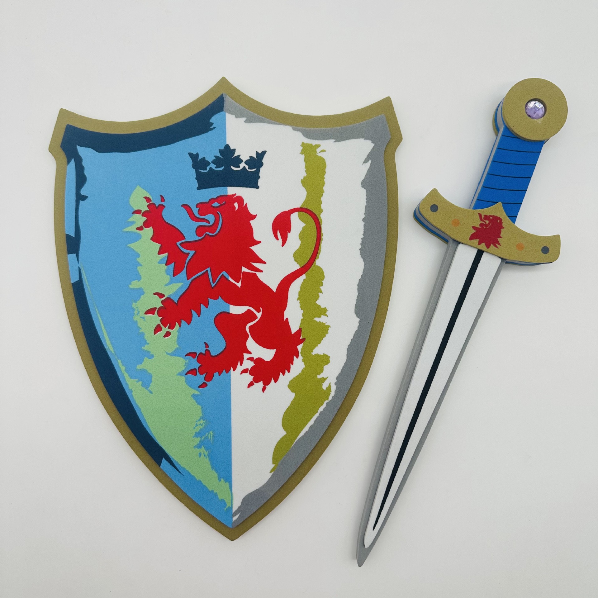 Small shallow shield + shallow sword