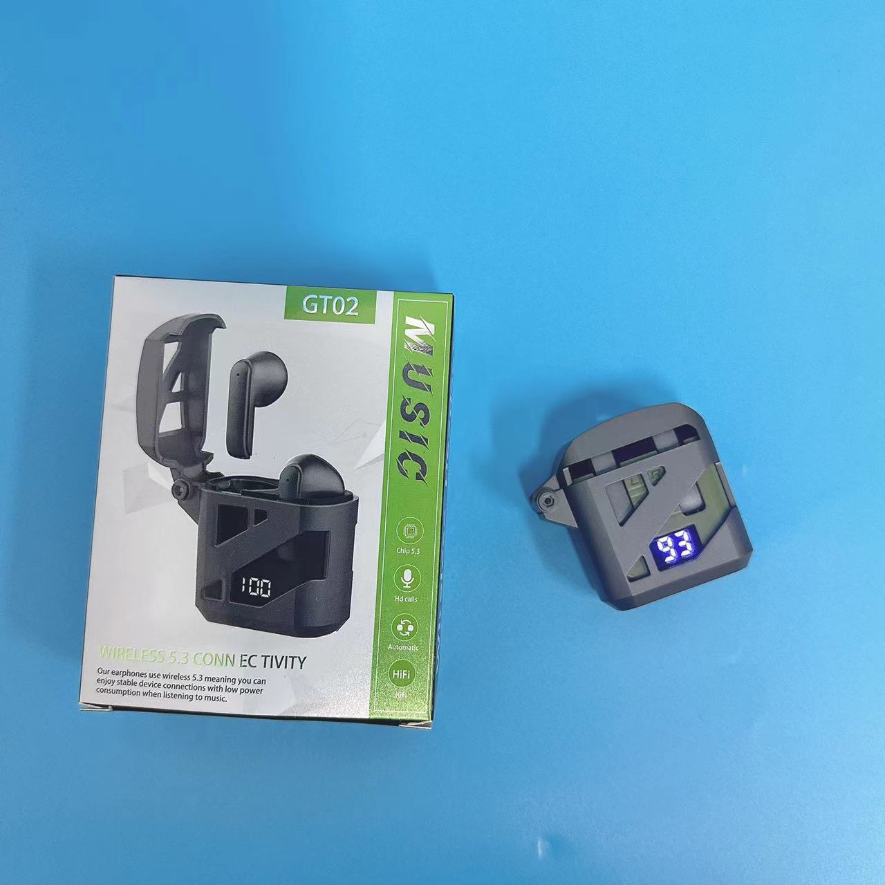 Modelo privado explosivo transfronterizo YD03 M90 F9-5C M25 E7S Pantalla digital táctil TWS 5.4 Auriculares Bluetooth F9