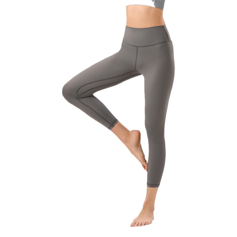 Lulu Yoga Leggings with a Naked Feel, Moisture-Wicking, Breathable, Back Waistband Pocket, Slim Fit, Butt-Lifting, Slimming Sports Pants