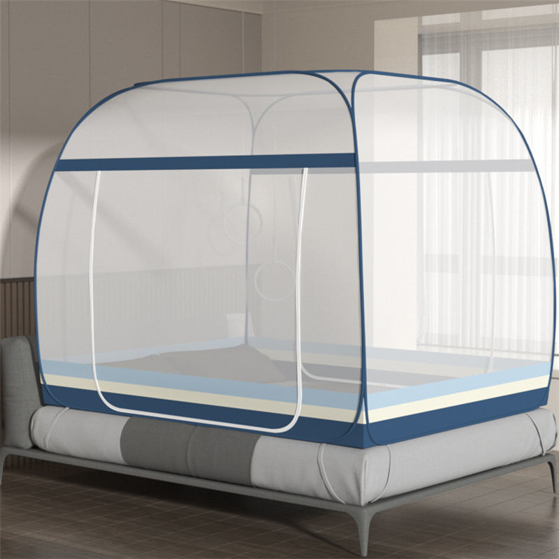 Mosquito Net Yurt 1.5m Bed 1.8 Double Home Single Foldableing Student Dormitory 1.0m Single Door Free of Installation