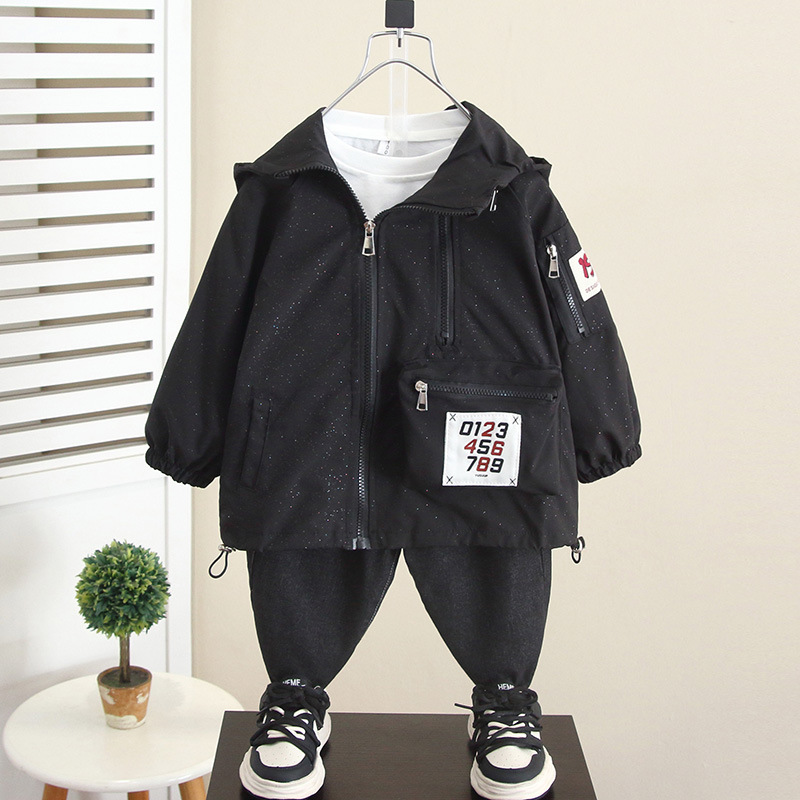 6237 Chaqueta para niños Otoño 2025 Nuevo estilo Chaquetas casuales de otoño para niños Chaqueta de primavera y otoño para bebés