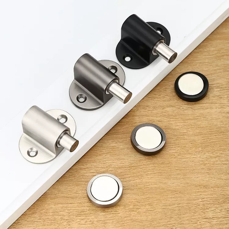 免打孔自动伸缩隐形地吸门吸防撞静音家用卫生间卧室门挡强磁门碰