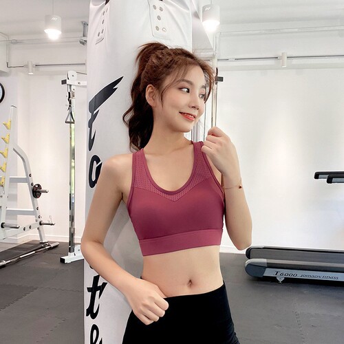 Beautiful back sports bra for women running push up fitness yoga vest fashionable top bra