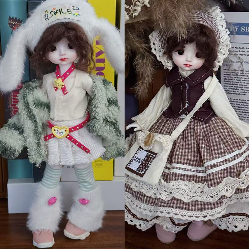 New 6-Point Bjd Doll Clothes Bjd Casual Suit 30cm Doll Dress-Up Doll Clothes Mom Doll