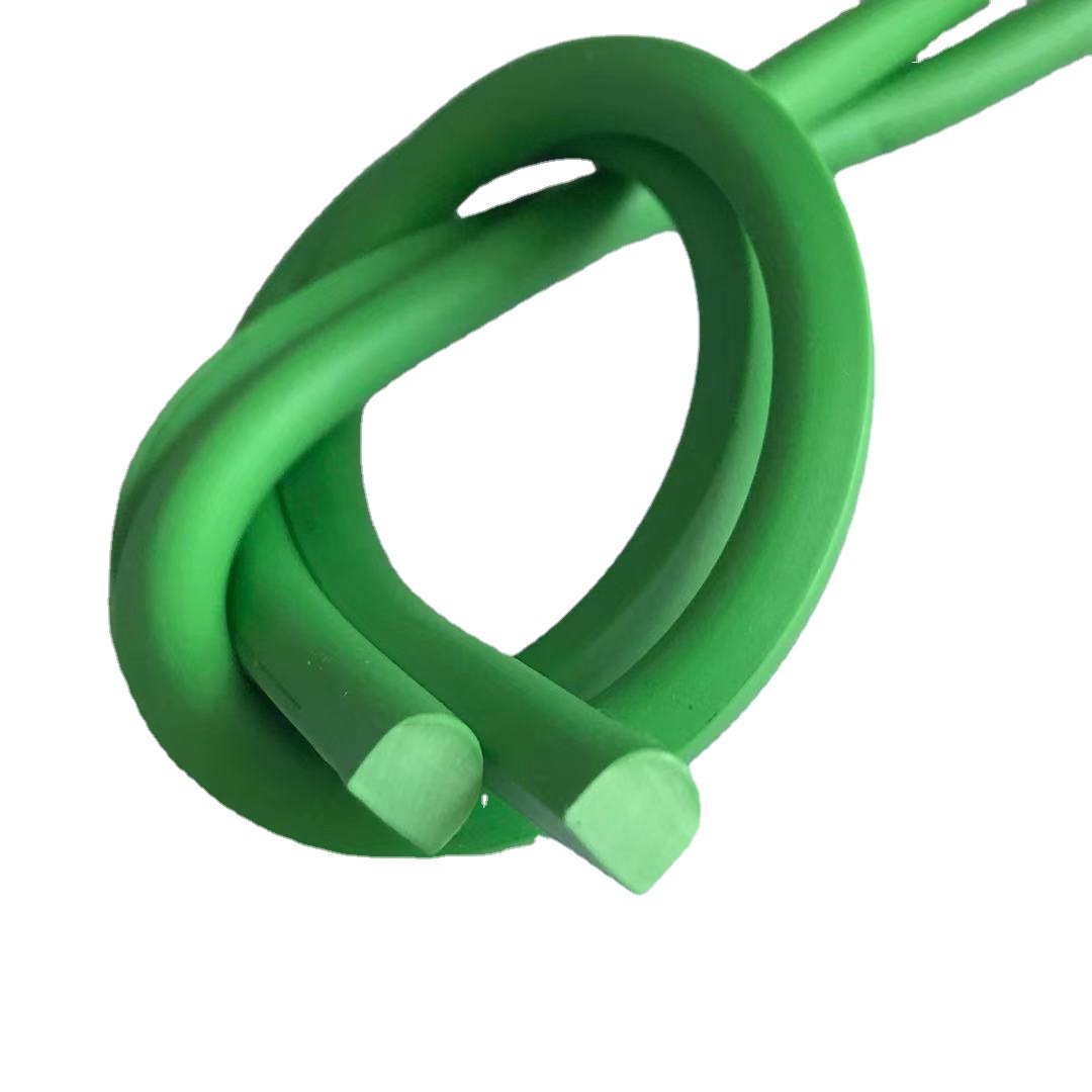 厂家供应D型实心密封条PVC绿色胶条弹性胶条桶盖密封圈