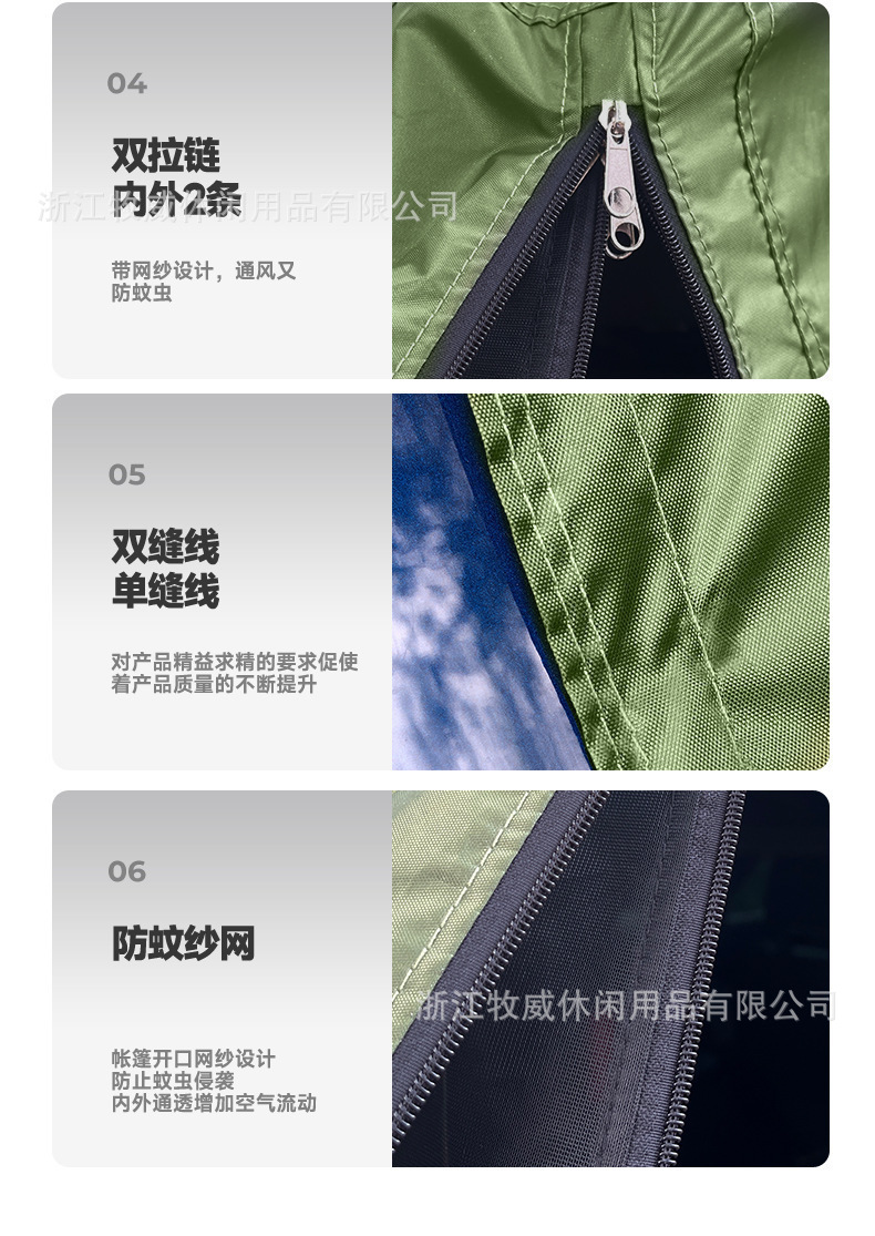 Car rear tent for camping, outdoor canopy, rear extension tent, sunshade and rainproof, SUV outdoor rear tent