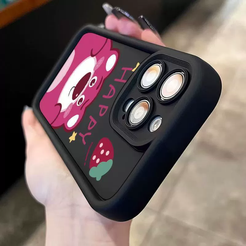 Подходит для Xiaomi 14PRO 13 12T Redmi Note13 13Pro мобильный телефон чехол Poco X6pro Strawberry Bear