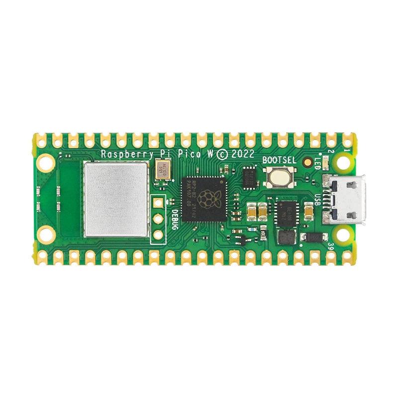 Плата разработки Raspberry Pi Pico W RP2040 с двухъядерным микроконтроллером, плата для программирования на Python, встроенный Wi‑Fi
