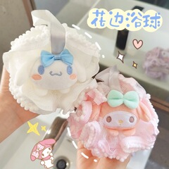 漫画バスボール、バスフラワー、子供用バスボール、家庭用女の赤ちゃんバブルネット、大きなバスアーティファクト、かわいい