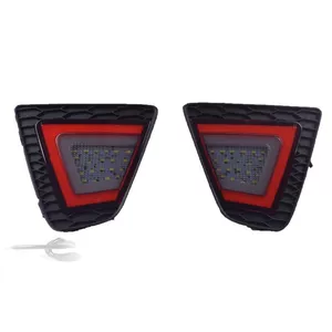 Suitable for 14-15 New Fit Modified Special Rear Bumper Light Led Rear Fog Light Brake Light Warning Light Fit Tail