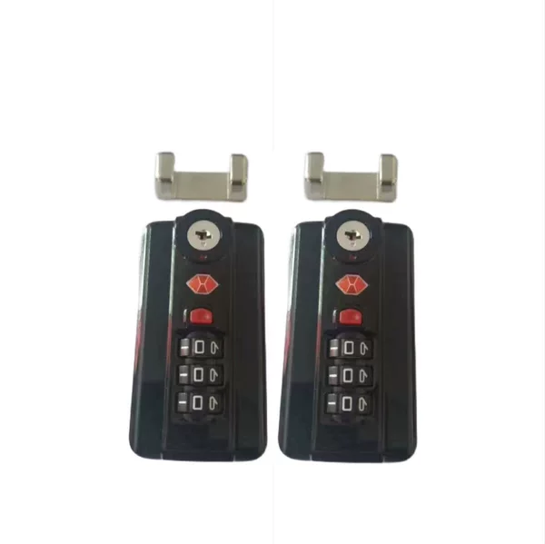 [黑色孔距2.8cm密码锁一对送工具]