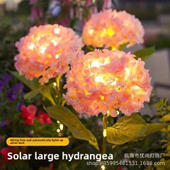 新しい太陽エネルギーの庭の明かりの屋外の防水の花園のベランダの装飾の造景の屋外は芝生のアジサイの明かりを挿します。