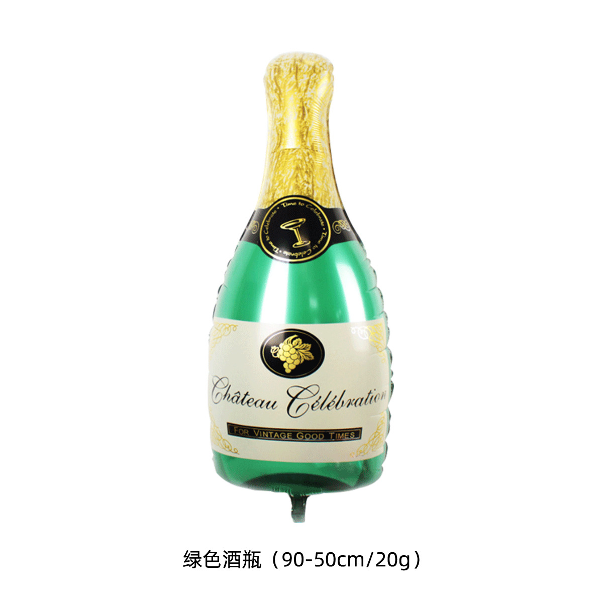 Decoración de fiesta, globo de película de aluminio, disposición transfronteriza, botella de vino de Año Nuevo, copa de vino, botella de vino de cumpleaños, globo de copa de vino al por mayor