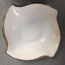 �R�ʏS��ֱ�N�߶�僽��մɲ;߽�߅�D�~��7-10''golden rim bowl