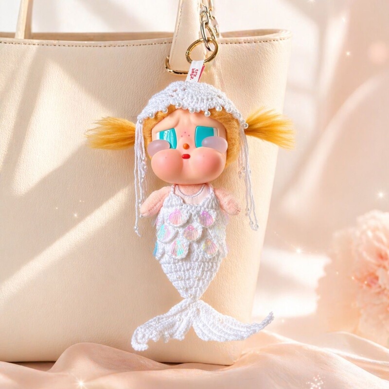 Trendy Toys Crybaby Series Vinyl Dolls with Changeable Outfits, Handmade Mermaid Beach Series Doll Clothes Trendy Toys Crybaby Series Vinyl Dolls with Changeable Outfits, Handmade Mermaid Beach Series Doll Clothes