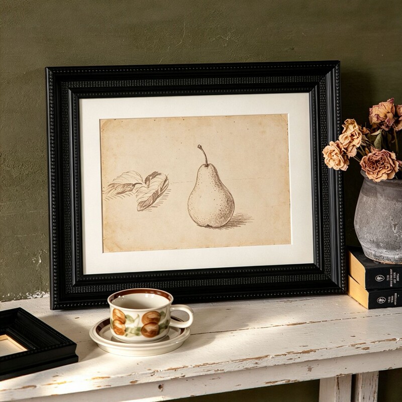 French Nordic retro black photo frame for tabletop display A3 wooden oil painting frame solid wood picture frame empty frame for mounting and wall hanging customization French Nordic retro black photo frame for tabletop display A3 wooden oil painting frame solid wood picture frame empty frame for mounting and wall hanging customization