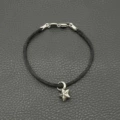 Black Five-Pointed Star Bracelet