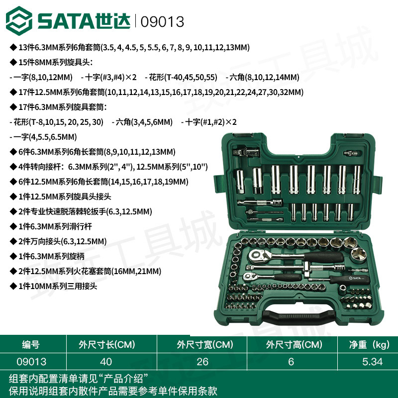 Sheet Metal Spray Repair: Qìchē 128pcs Auto Repair - 0901388pcs-series-socket-set