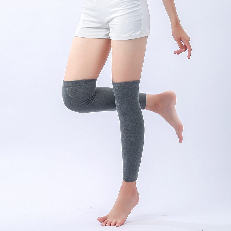 Spring and Autumn Derong Thermal Knee Pads and Leggings, Non-Slip Elastic Over-The-Knee Leggings, Old Cold Legs, Office Cold-Proof Extended Socks