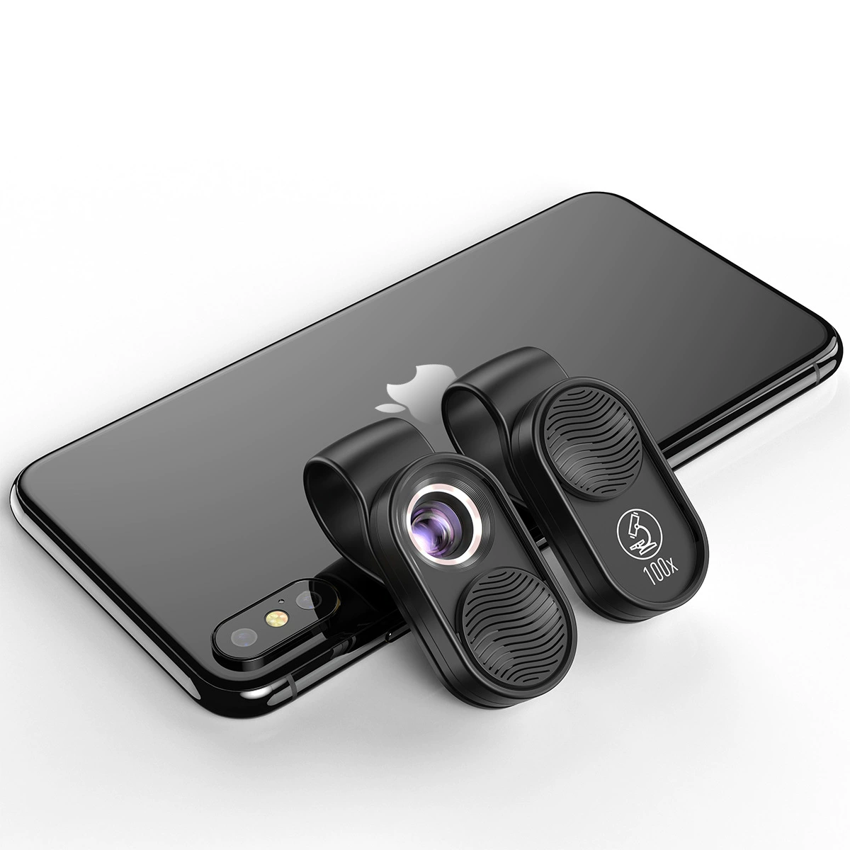 Микроскоп APEXEL для мобильного телефона 100-кратный детский микро светодиодный детектор ювелирных изделий объектив мобильного телефона мини увеличительное стекло