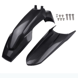 Wholesale motorcycle modification accessories, black carbon fiber pattern fender suitable for Tuttio Soleil 01