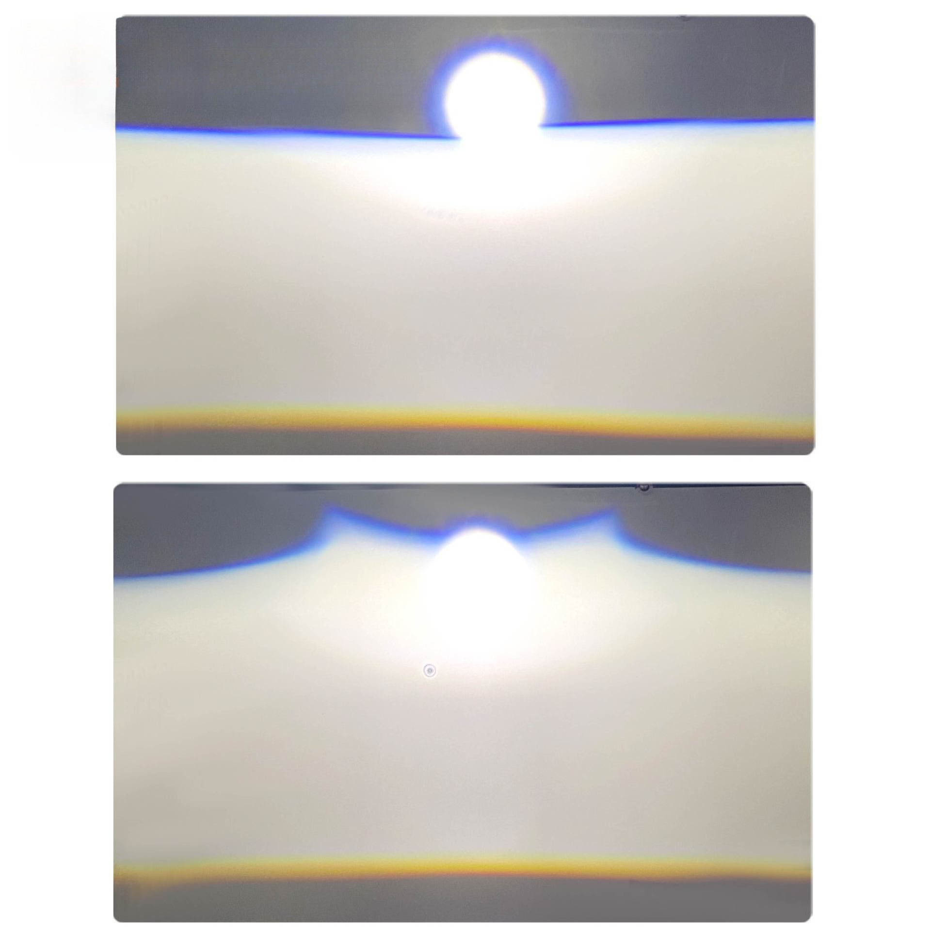Auto led faro G6 tres lentes de luz láser directa de alta definición de lente de doble luz