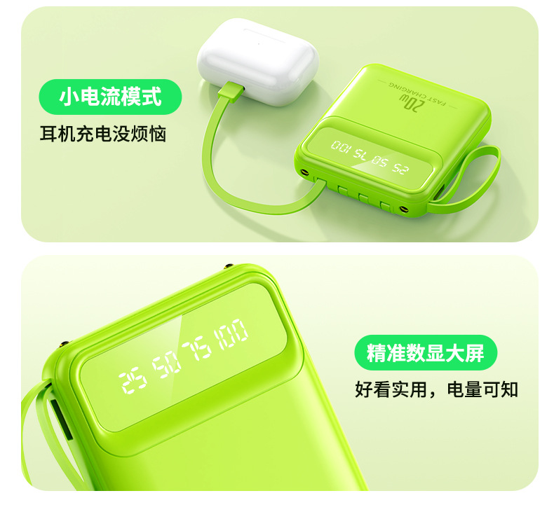 Tragbares Ladegerät 20000 mAh mit 3C-Zertifikat, große Kapazität, Reiseladegerät für Geschenke, individuelle Logo-Anpassung möglich