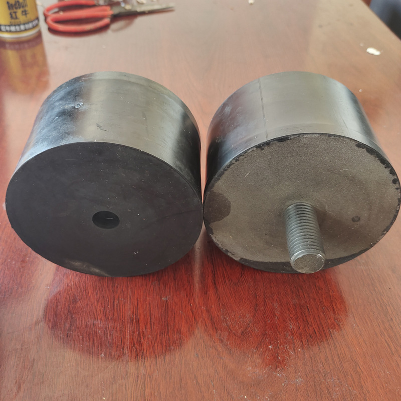 橡胶包铁减震器橡胶弹簧千恩减震器双螺柱减震柱橡胶减震垫