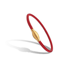 周家同款推扣绳本命年红绳不锈钢DIY手链脚链钢丝绳转运珠配绳