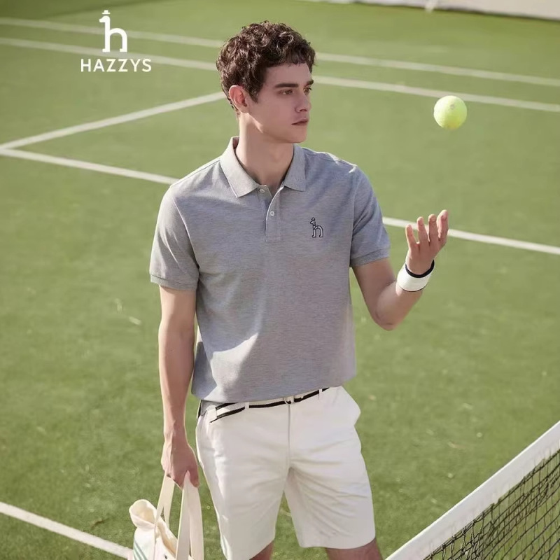 Hazzyx/Hajix 26 New Summer Style Men's Business Casual Polo Shirt Short-Sleeved T-Shirt Dropshipping