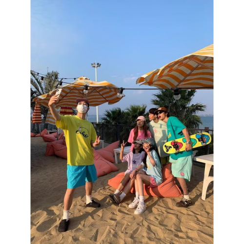 Summer Loose 5-inch Short Shorts for Men and Women, Dopamine Style, Candy Colors, Hip-hop Street Dance Casual Pants, Trendy