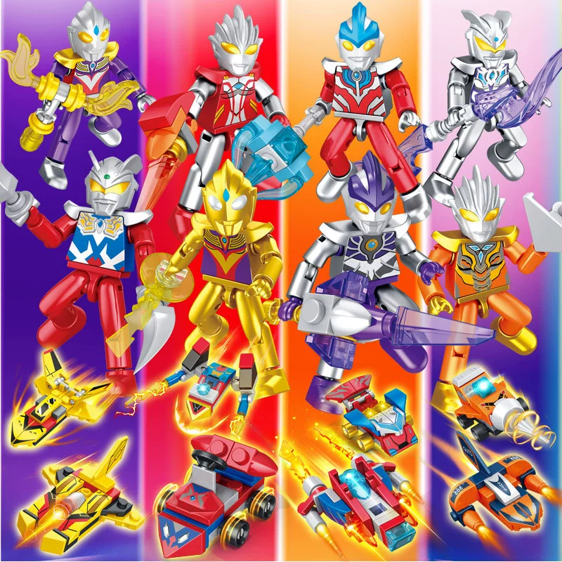 Ultra, Ultraman Tiga, intellectual toy, constructor, small particles